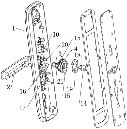 一种电子锁结构的制作方法