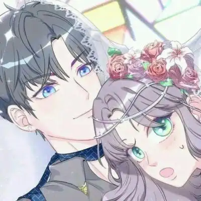 动漫情侣头像加电灯泡三人