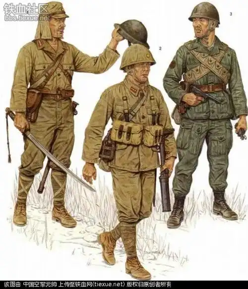 解说二战日本军服(配图)