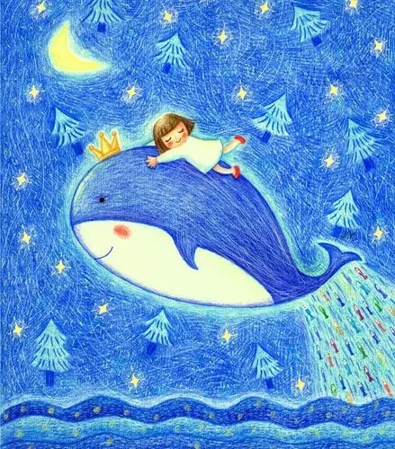 16:12:17鲸鱼2喜欢惹人爱 | 儿童创意画混沌笨笨同采自www