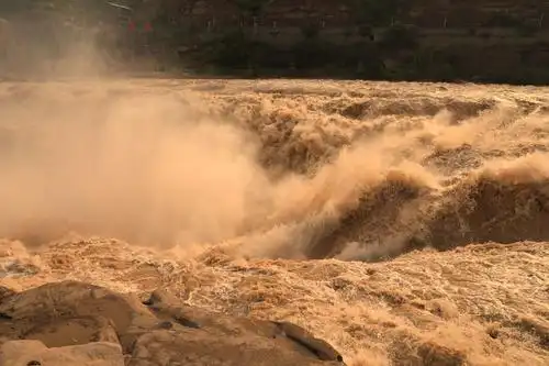 陕甘宁游第一站壶囗瀑布,靖边波浪谷