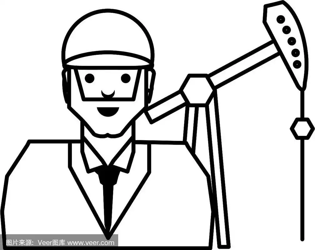 石油挖掘钻机工业与工人