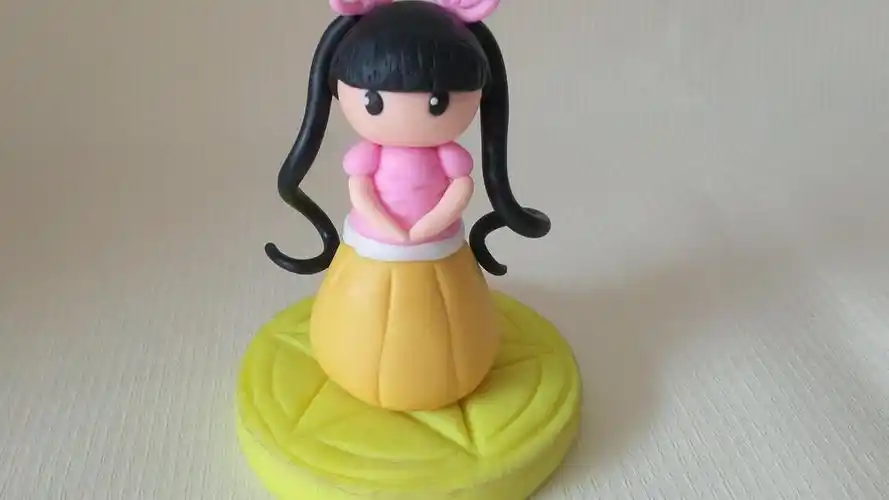 小公主粘土教程