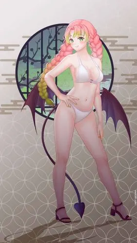 鬼灭之刃女流氓粉辫子的甘露寺蜜璃手机壁纸图片集(3)