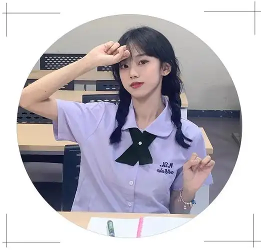 2024泰国校服娜诺泰式禁忌女孩jk衬衫制服班服高中学生毕业运动会