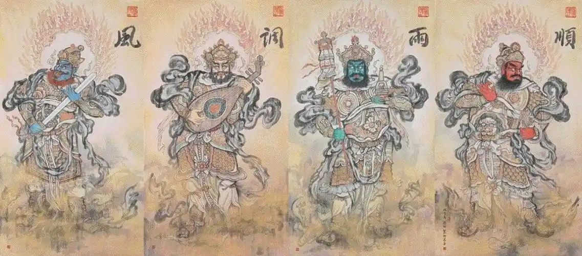 中外四人组的元素融合,四大天王 忍者神龟,双方元素都有体现,龟身龙首