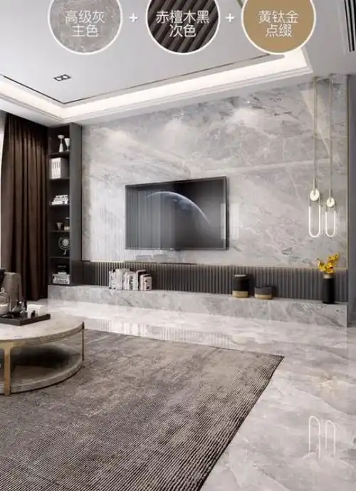 2021年依然流行的八款耐看的电视背景墙配色
