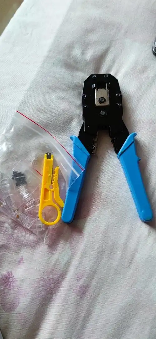 古达网线钳三用网络钳水晶头网线钳网钳剥线刀套装多用压线钳晒单图
