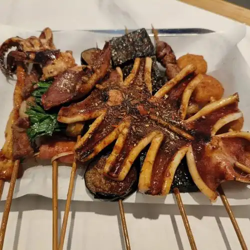 烤鱿鱼串串香好吃