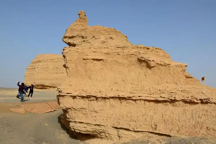 雅丹魔鬼城-孔雀风化石景观