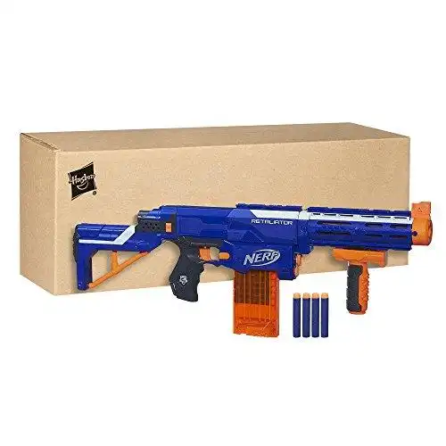 hasbro 孩之宝 nerf 精英系列 复仇者 远程速瞄发射器(橙机) $13.