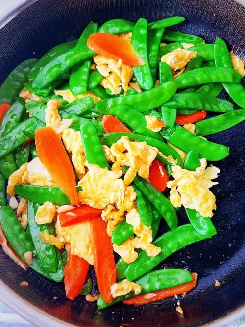 鸡蛋炒荷兰豆减肥吃超赞