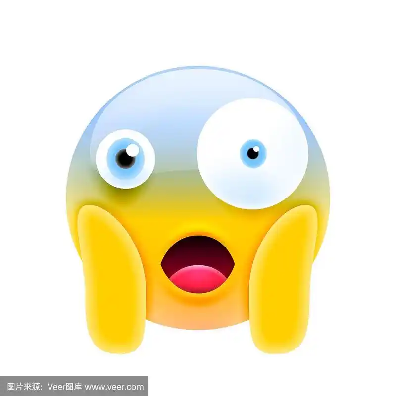 恐惧表情中的尖叫表情