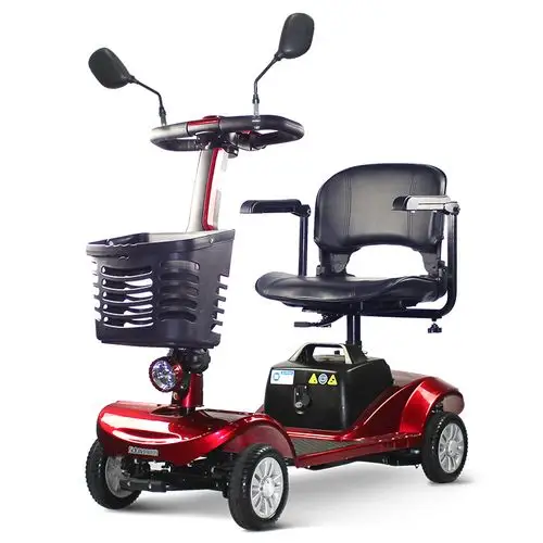 老年代步车四轮电动斯途玛s8老人电瓶车残疾人折叠电动代步车