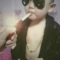 社会可爱小孩头像 超拽黑社会小孩霸气头像_微信头像图片大全