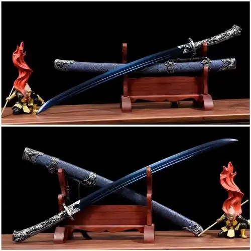 龙泉绣春刀镇宅刀剑刀剑雁翎刀明刀一体唐横刀防身冷兵器未开刃