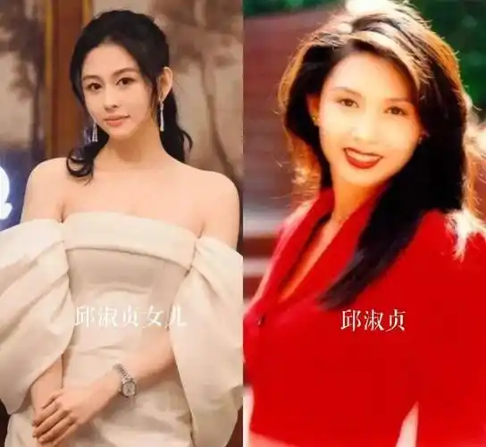 本以为邱淑贞女儿够美了,但看到了朱茵女儿,全世界都在等她长大