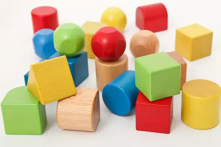 0-2周岁木质积木华德福玩具积木颜色形状配对认知积木桶厂家直销