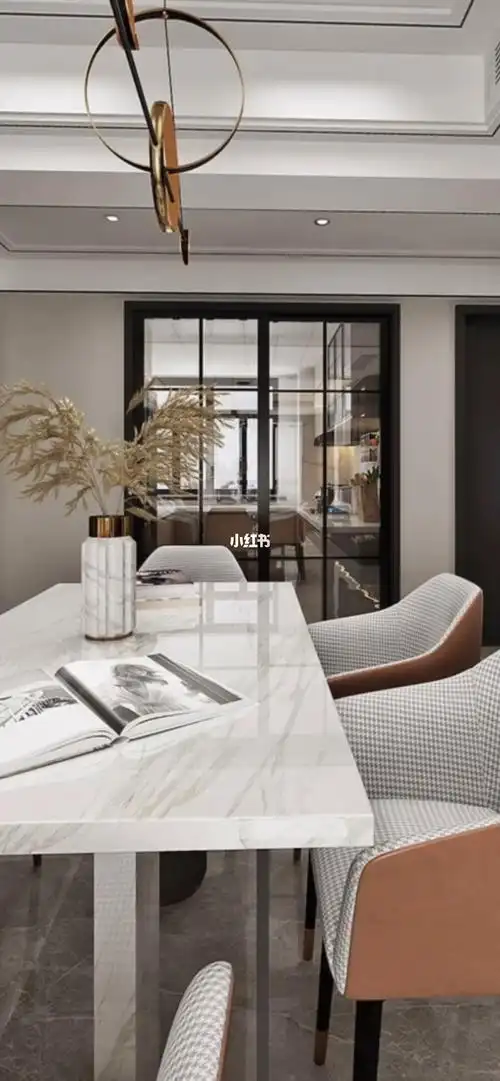 黑白灰轻奢风客厅