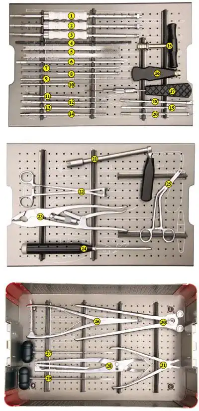 脊柱钉棒内固定器械包10.