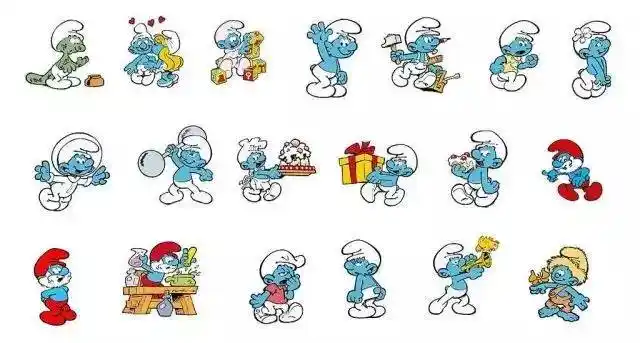 从小看到大的蓝精灵 原来只是个配角