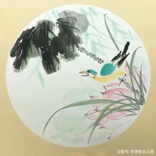 罗惠敏花鸟画小品作品欣赏