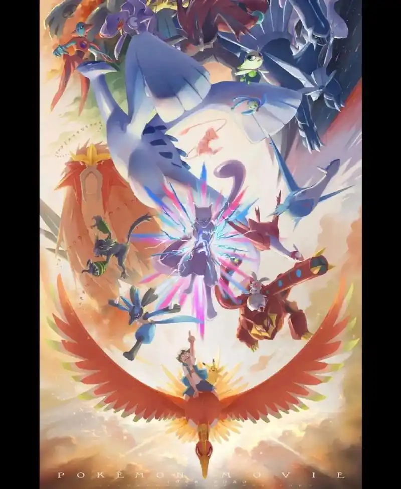 宝可梦高清壁纸(全神兽,幻兽合集) 你觉得哪只神兽最帅呢?