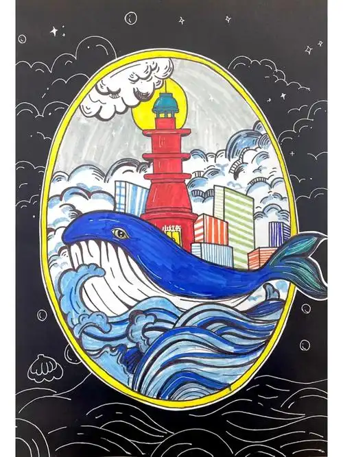 海洋主题儿童画