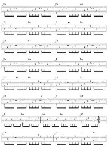 张学友旧情绵绵吉他谱