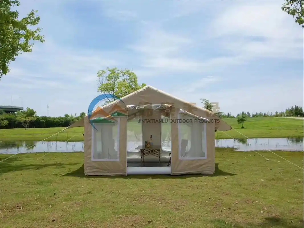 户外露营旅游度假充气帐篷.规格尺寸:6平方,9平方,12平方 - 抖音