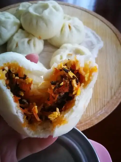 吴悠悠永远无忧做的胡萝卜素馅包子