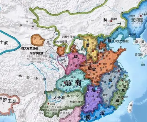 五代是哪五代(五代十国是哪十国哪五代地图)