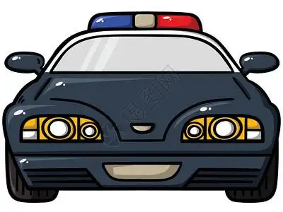 交通工具警车图片