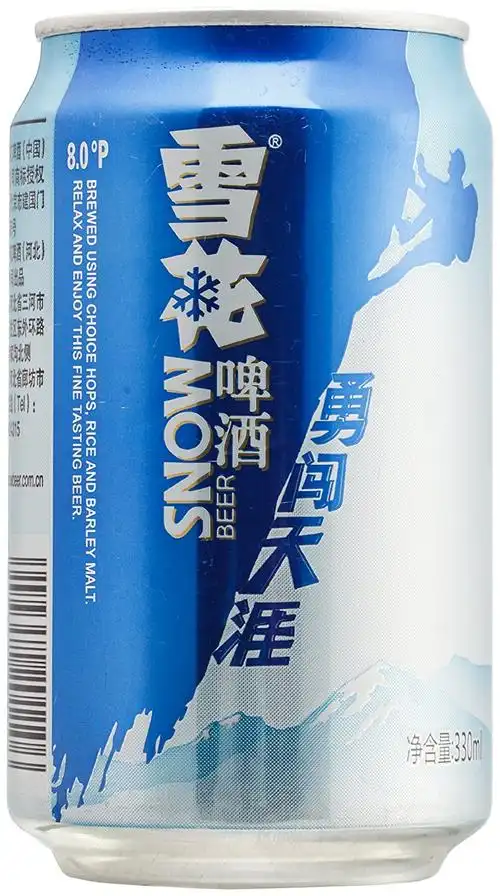 雪花啤酒8度勇闯天涯330ml*24