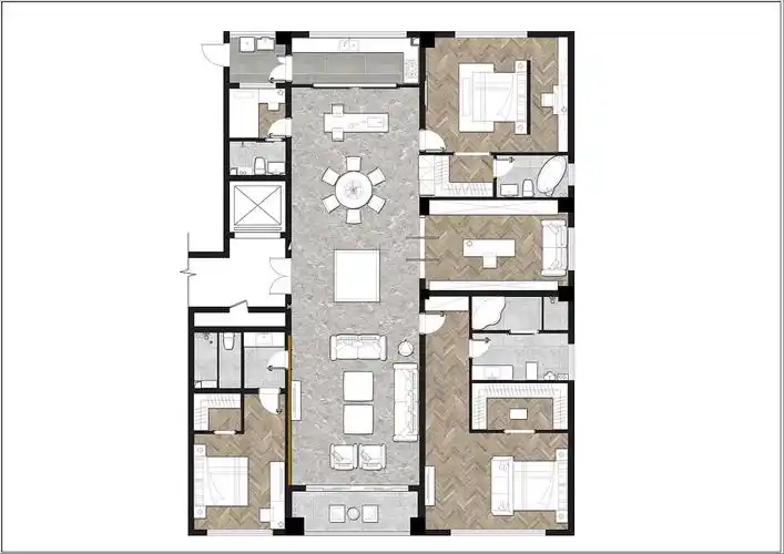 400㎡大平层方案设计