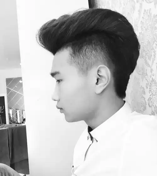 两边剪短中间留长发型大全,短发图片,发型图片