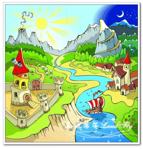 风景2013暑假美术培训简笔画