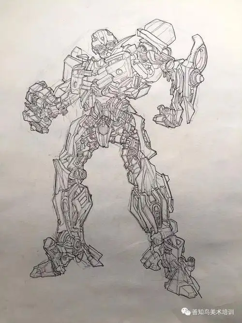 善知鸟小伙伴绘画作品展变形金刚系列