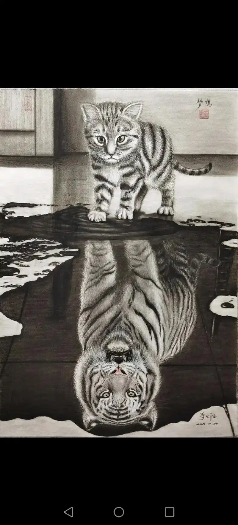 连猫都梦想成为老虎!你也一定行!2022一切皆有可能!做一 - 抖音