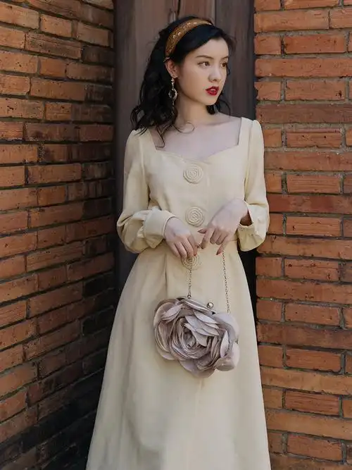 喜欢秋冬连衣裙长款气质的还喜欢