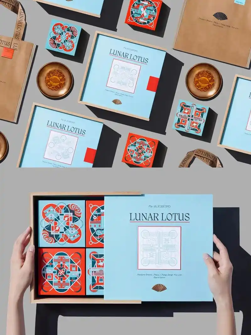 中国风93味的月饼礼盒包装设计.‖今日灵感分享  via/d - 抖音