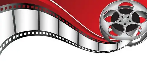 电影胶片与场记牌背景的电影电视ppt模板-享学ppt