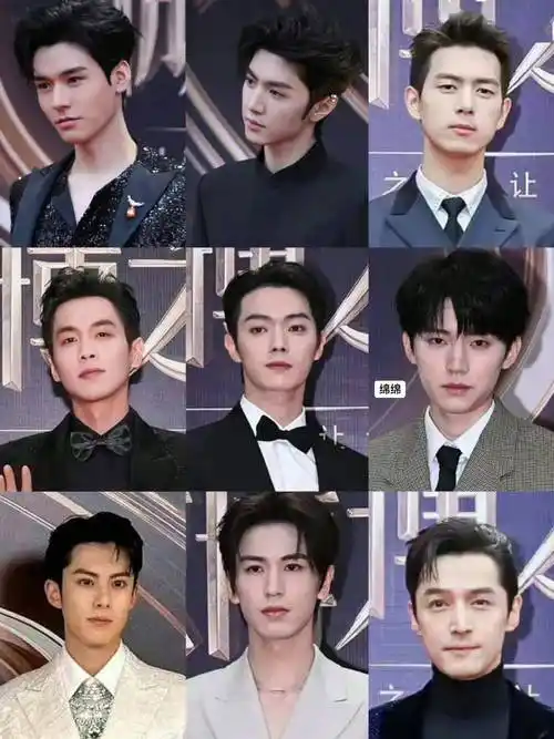 虽然男明星们基本上都是千篇一律的西装,没有女明星的花裙子更有点评