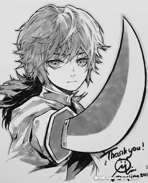 动漫人物铅笔画手绘,大神级动漫人物手绘作品集