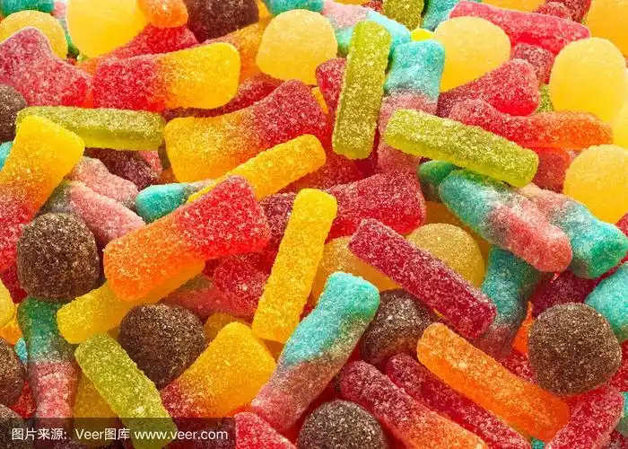 五颜六色的糖果