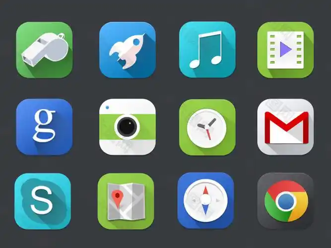 网页手机主题icon图标设计