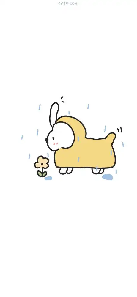 壁纸白色背景可爱小图案