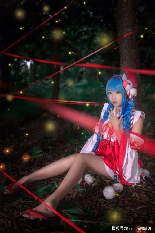 cos:王者荣耀女英雄大乔-伊势巫女真人