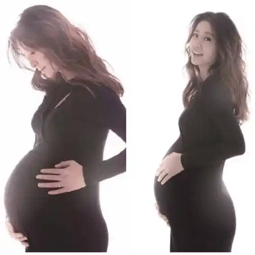 如今,林心如晒怀孕时期的孕肚照,感慨时间过得太快,看来升格为妈妈的