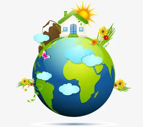 卡通地球矢量元素免抠素材免费下载_觅元素51yuansu.com